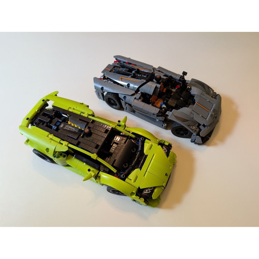 LEGO Technic Toy Lot of 2 Lime Lamborghini‎ Sian FKP 37 42115 Supercar 1:8 Scale